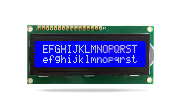 字符型液晶模塊JXD1602A-S STN蘭屏白光 字符型液晶模塊JXD1602A-S STN蘭屏白光