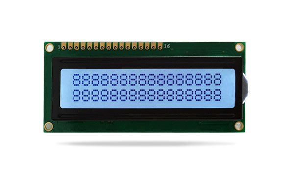字符型液晶模塊JXD1602A-S FSTN 白光黑字 字符型液晶模塊JXD1602A-S FSTN 白光黑字