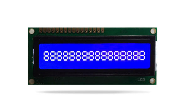 字符型液晶模塊JXD1601A STN蘭屏白光 字符型液晶模塊JXD1601A STN蘭屏白光