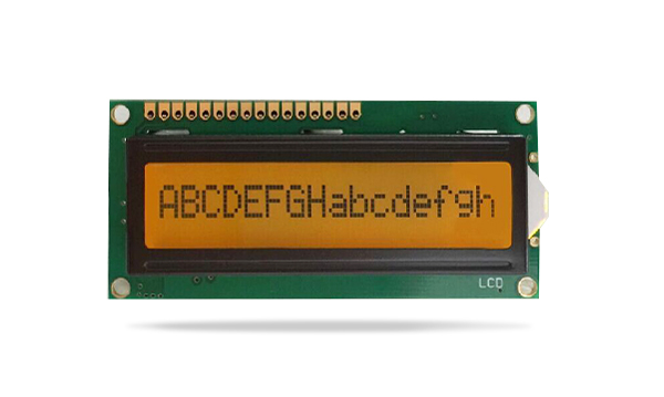 字符型液晶模塊JXD1601A STN橙底 黑字 字符型液晶模塊JXD1601A STN橙底 黑字