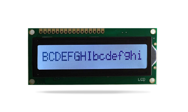 字符型液晶模塊JXD1601A STN 灰屏蘭字 字符型液晶模塊JXD1601A STN 灰屏蘭字