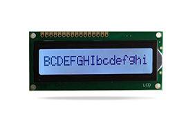 字符型液晶模塊JXD1601A FSTN 白光黑字 字符型液晶模塊JXD1601A FSTN 白光黑字