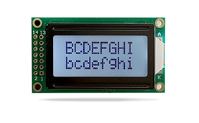 字符型液晶模塊JXD0802A FSTN 白光黑字 字符型液晶模塊JXD0802A FSTN 白光黑字